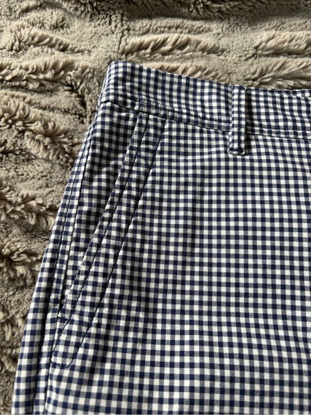 Talbots Relaxed Chino Gingham Shorts